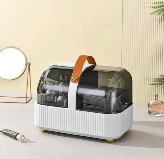 Large Capacity Cosmetic and Jewellery Organizer with Lid