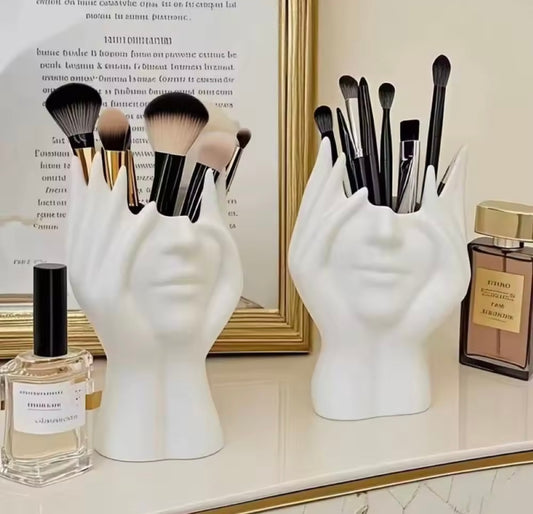 Creative Human Body Art Makeup Brush Holder