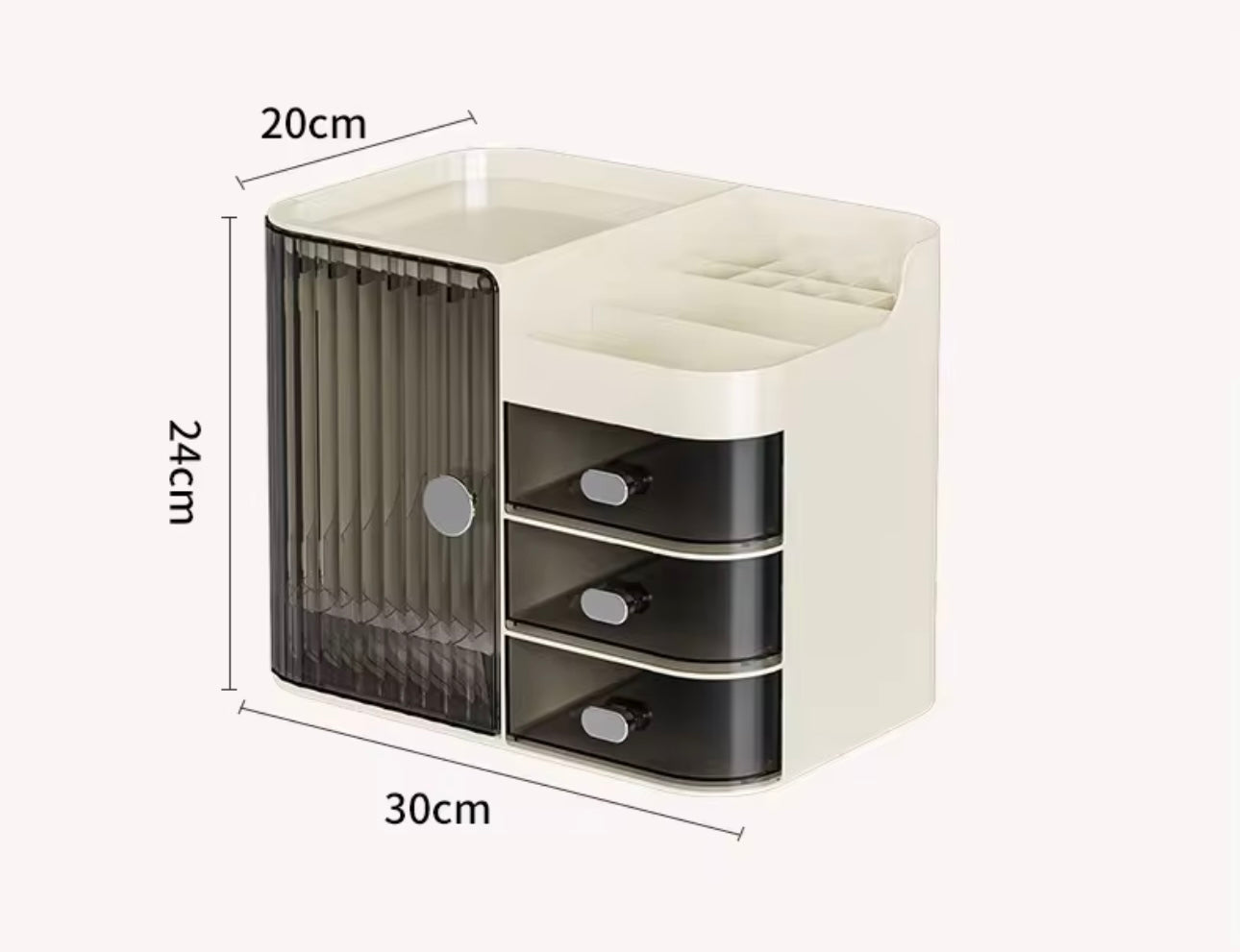 Multi-Layer Cosmetics Organizer Box