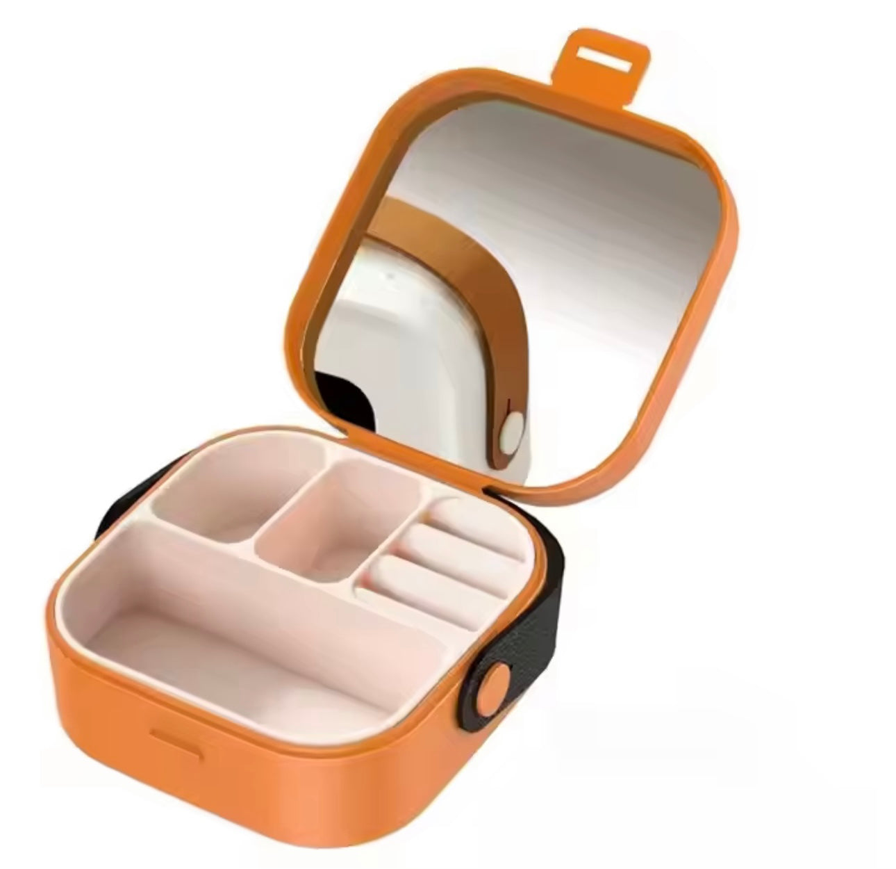 Mini Travel Jewelry Organizer Portable Earrings Necklace Ring.