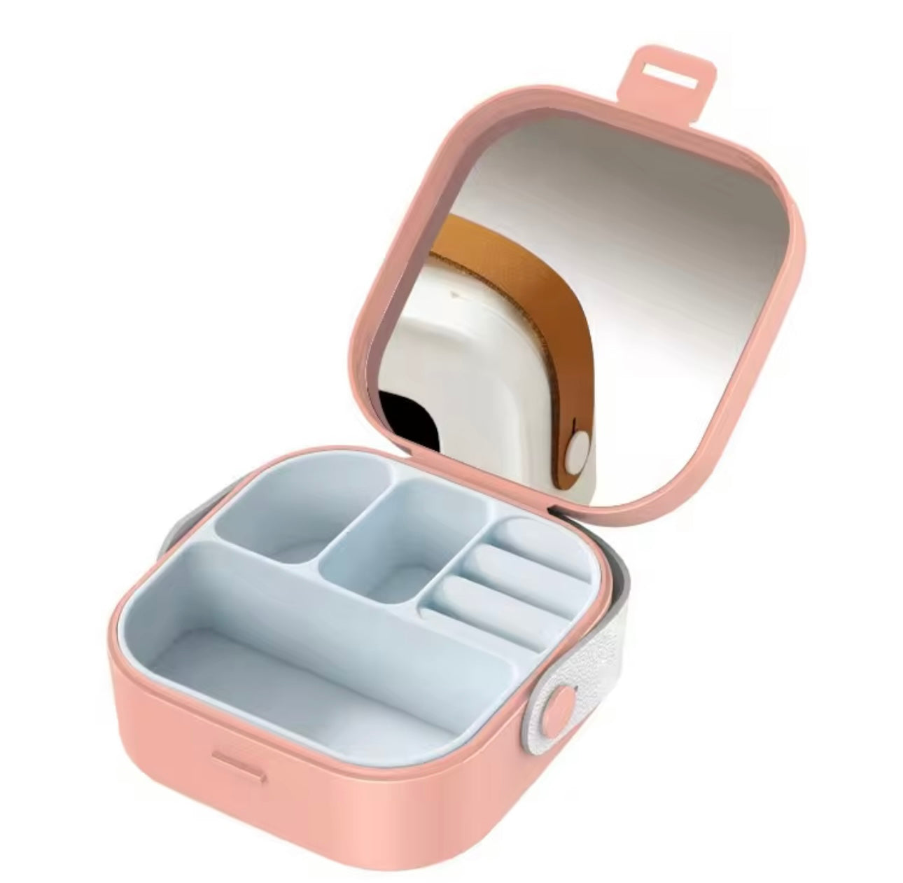 Mini Travel Jewelry Organizer Portable Earrings Necklace Ring.