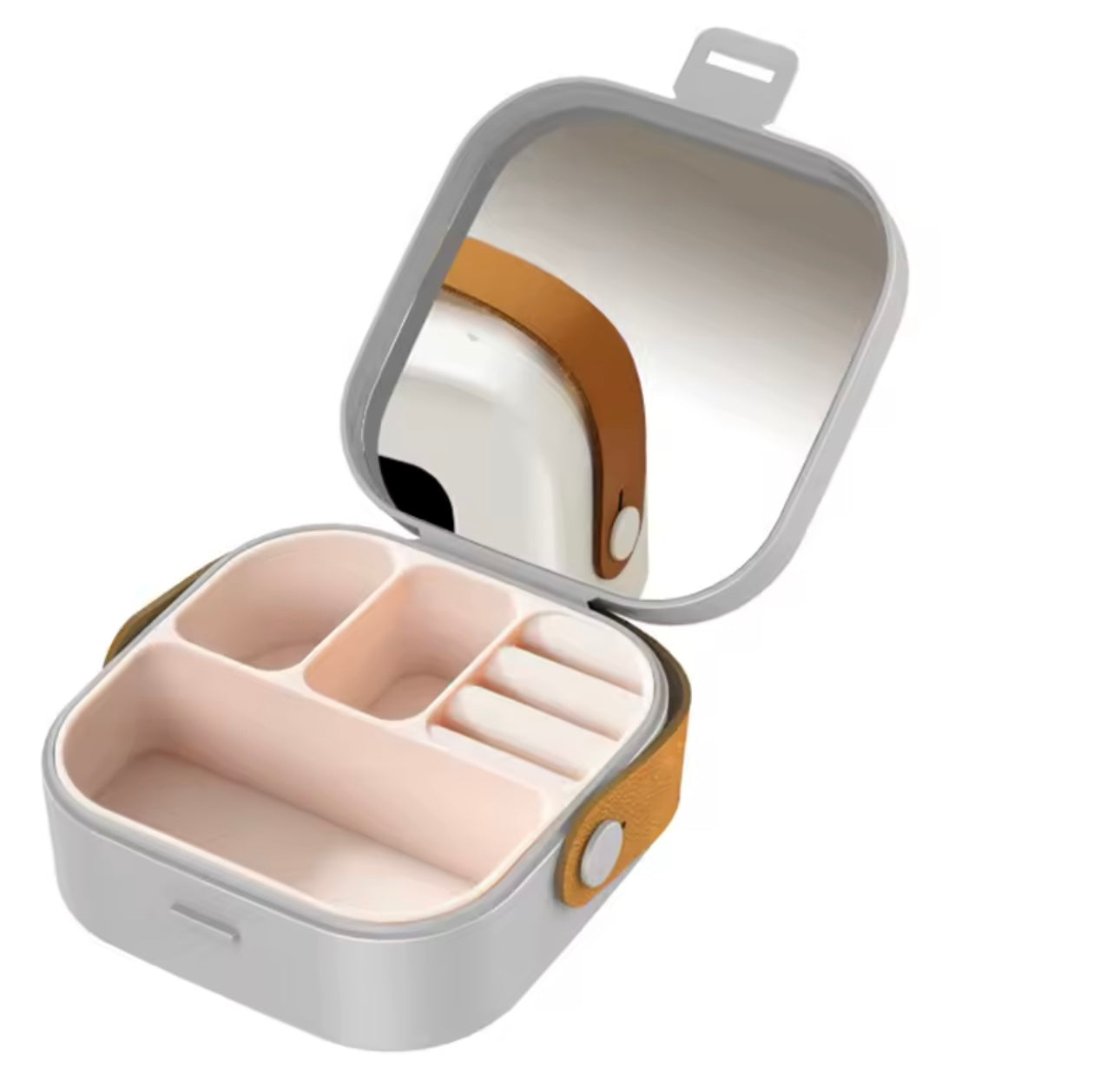 Mini Travel Jewelry Organizer Portable Earrings Necklace Ring.