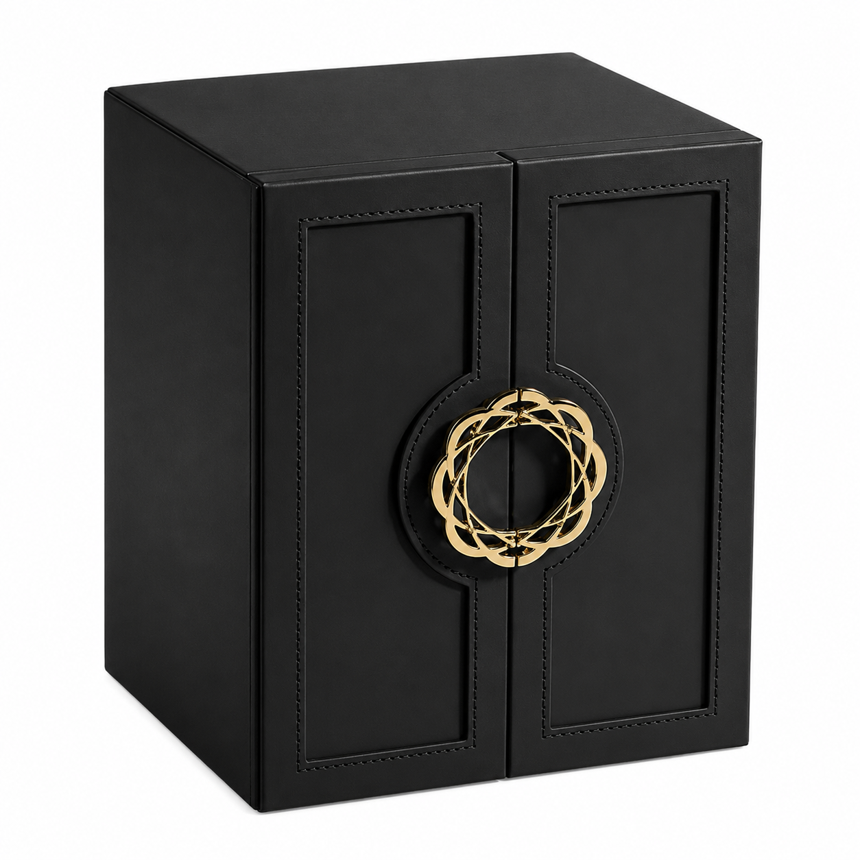 Luxury Multi-Layer Jewelry Organizer Box with Lock | Premium Jewelry Storage Case