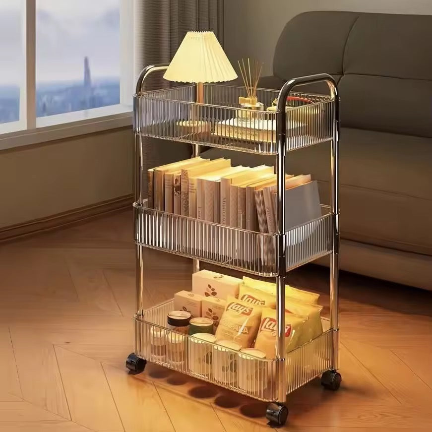 3-Tier & 4-Tier Multipurpose Rolling Storage Rack