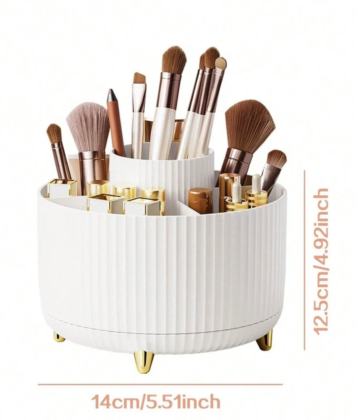 360° Rotating Makeup Organizer