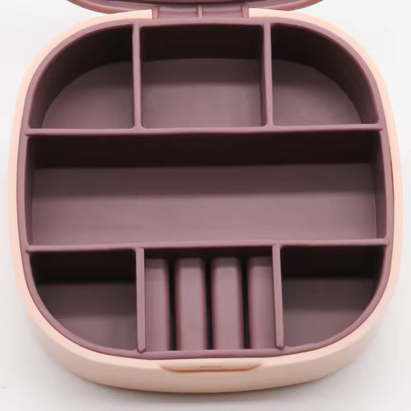 Mini Travel Jewellery Organizer with Mirror