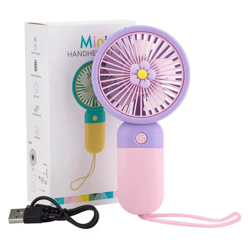 Handheld Mini Fan -Portable USB Charging