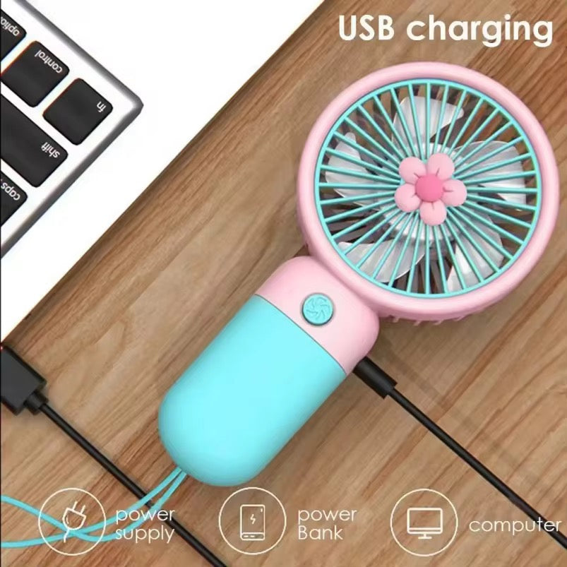 Handheld Mini Fan -Portable USB Charging