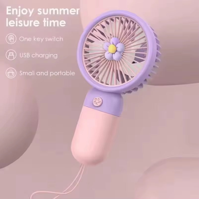 Handheld Mini Fan -Portable USB Charging