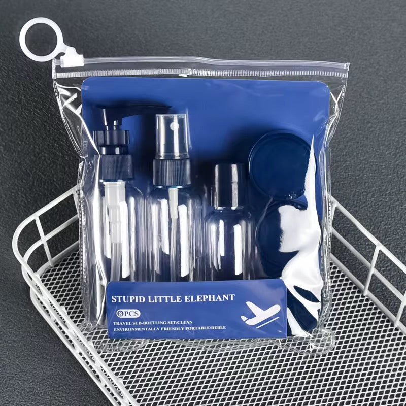 8-Pcs Travel Bottle Set