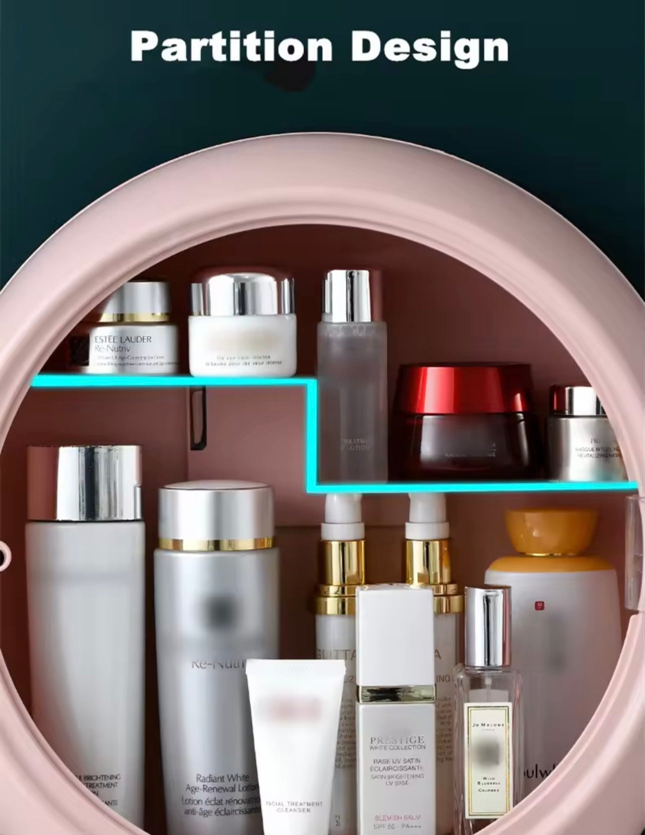 Wall Hanging Makeup Storage Box Drawer-type Bathroom Makeup Organizer