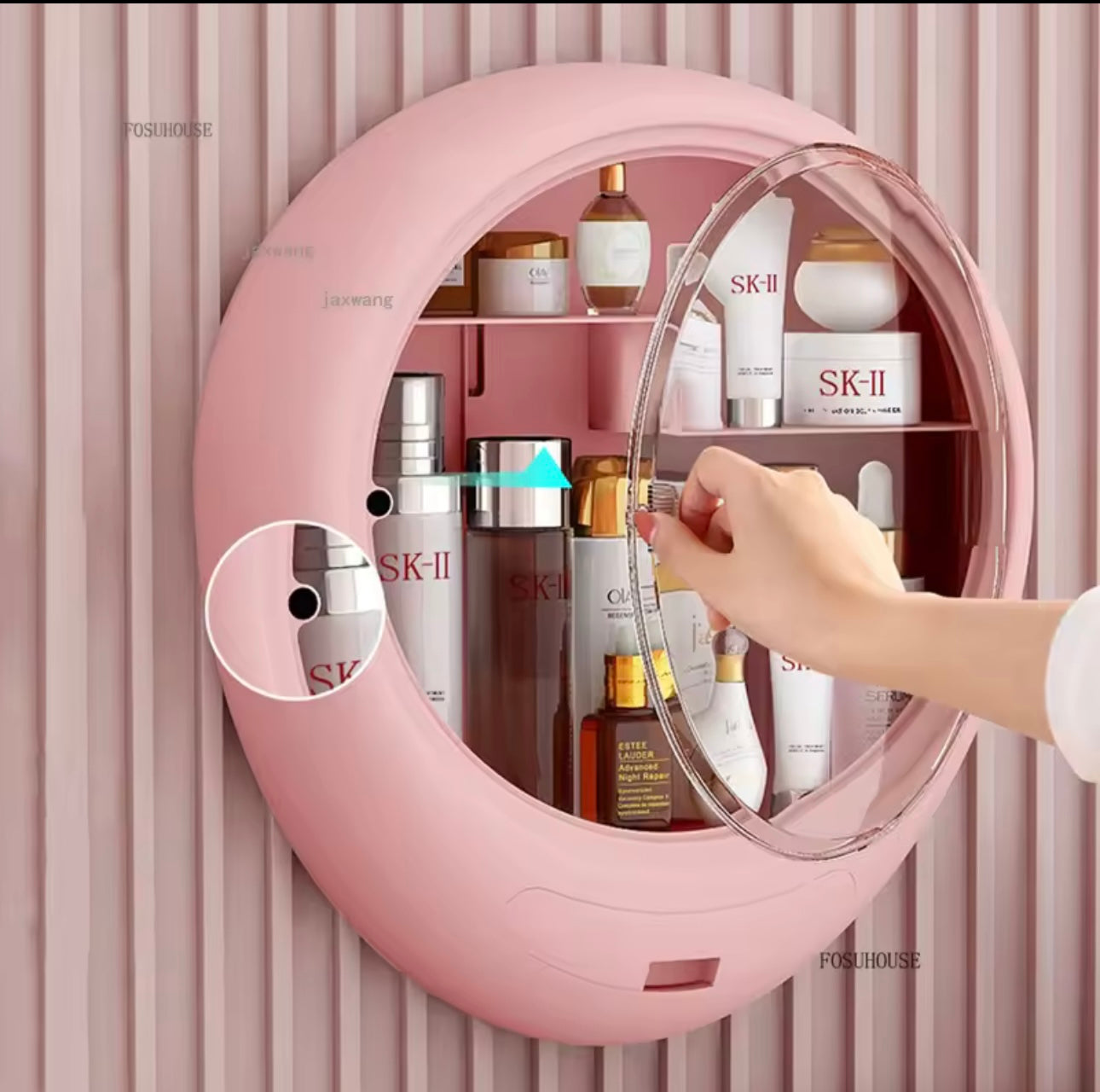 Wall Hanging Makeup Storage Box Drawer-type Bathroom Makeup Organizer