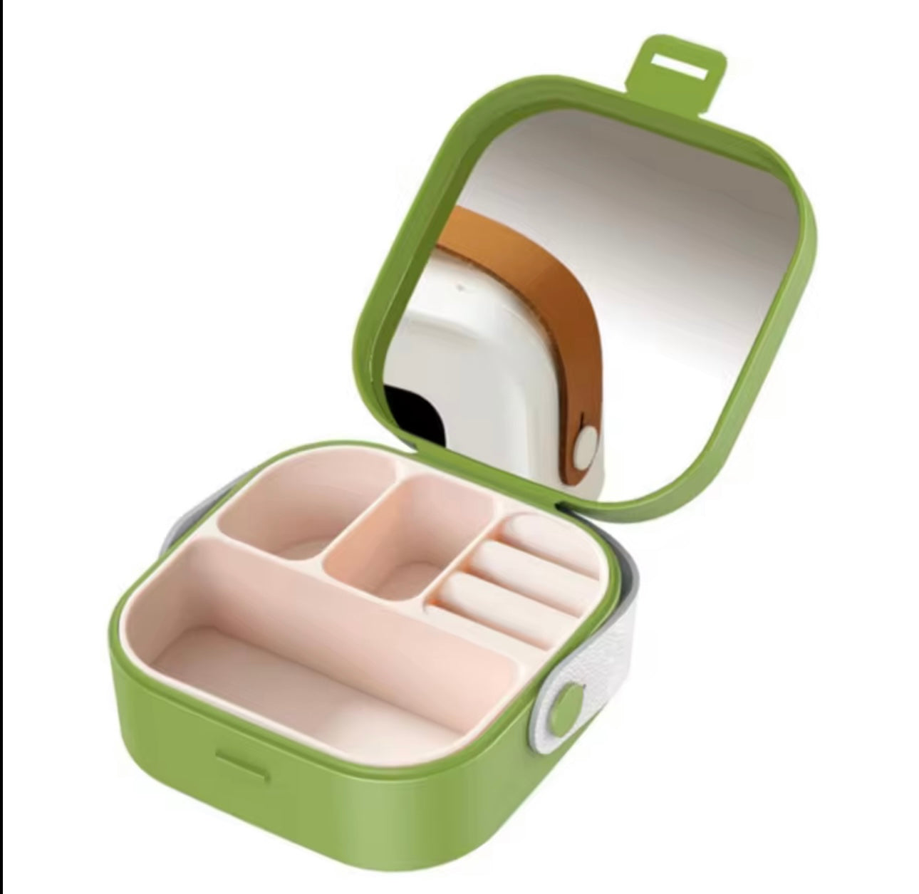 Mini Travel Jewelry Organizer Portable Earrings Necklace Ring.