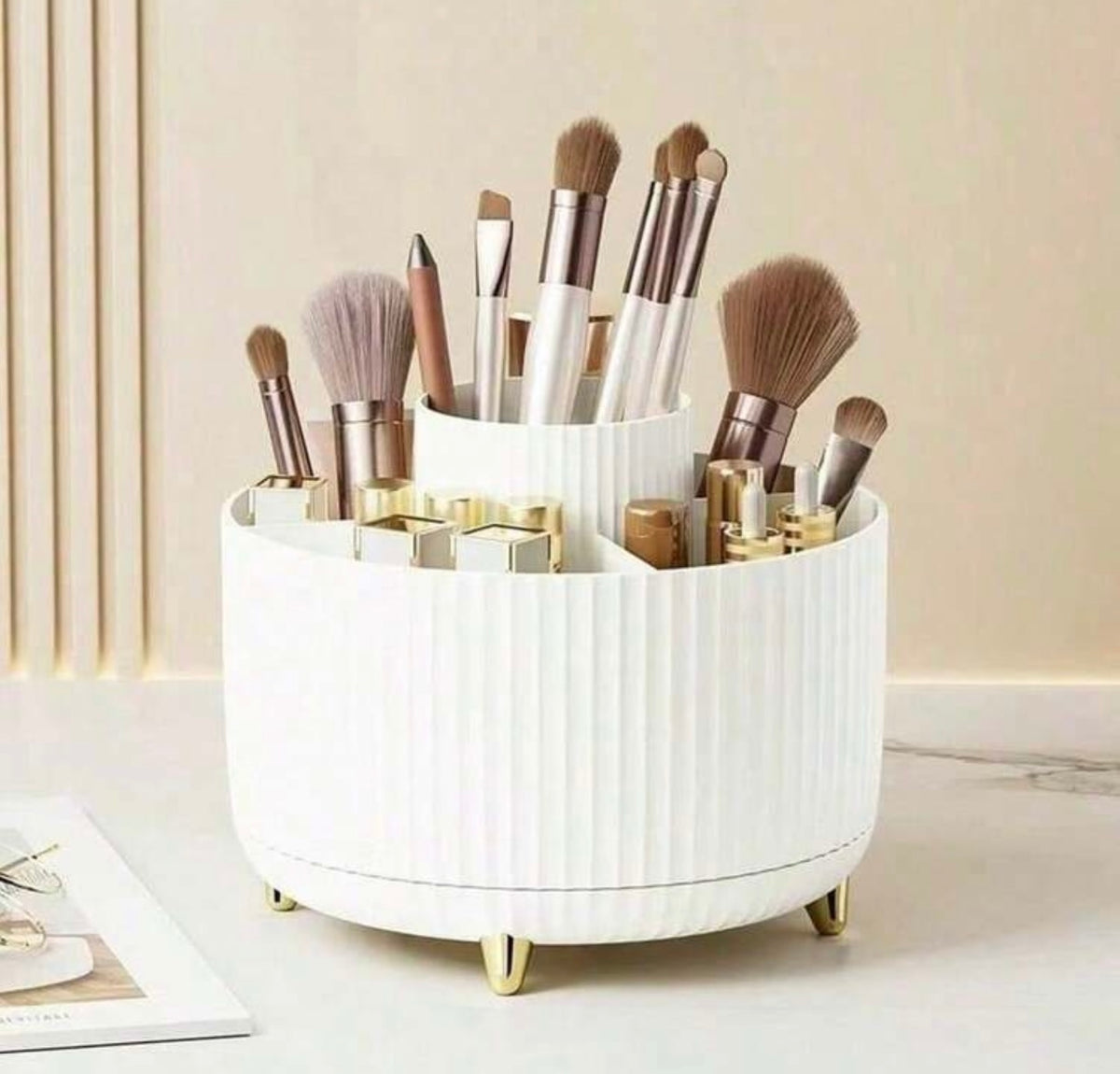360° Rotating Makeup Organizer