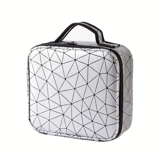 Makeup Organizer Travel case with black zipper