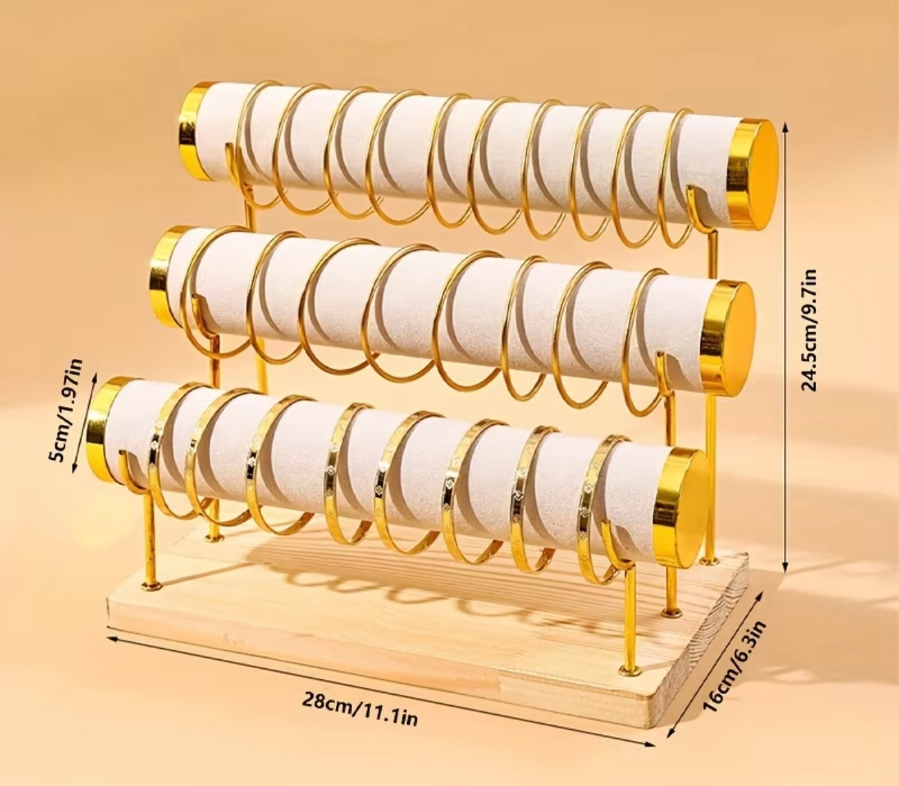 Three Layer Bangle Organizer